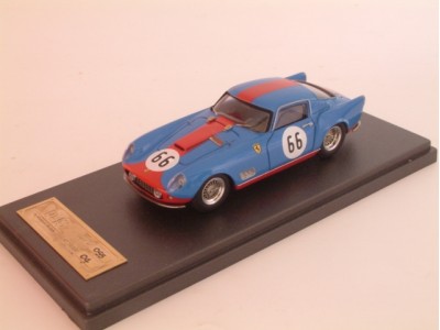 Ferrari 250 GT TDF # 66 12 Ore di Reims 1958 Da Silva / P. Hill  0749GT - Standard Built 1:43